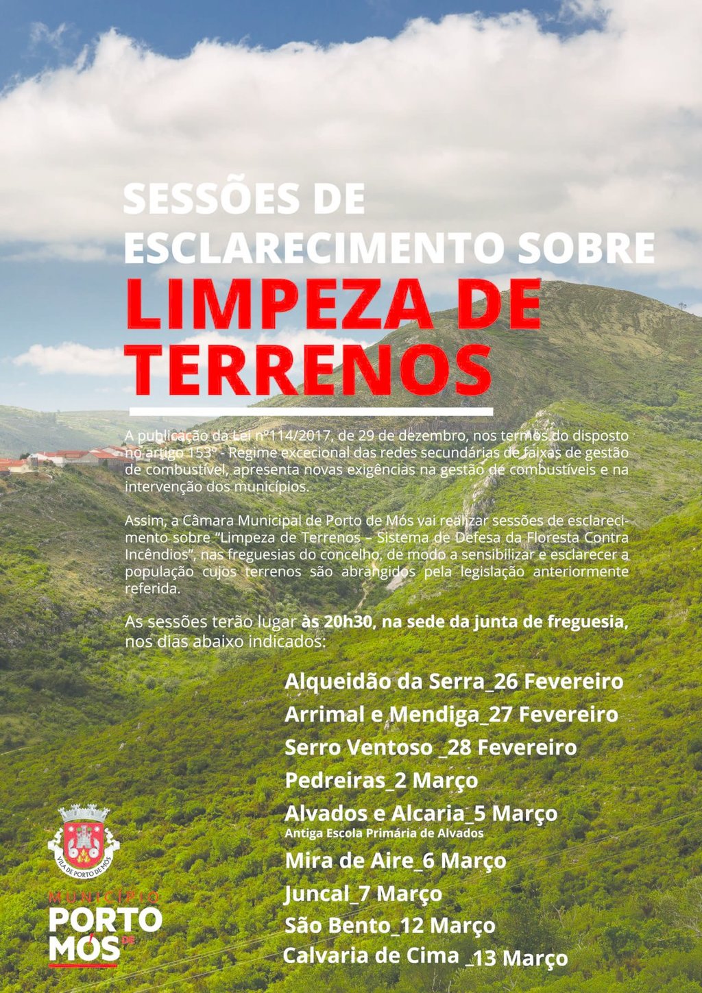 Sessão de esclarecimento limpeza de terrenos