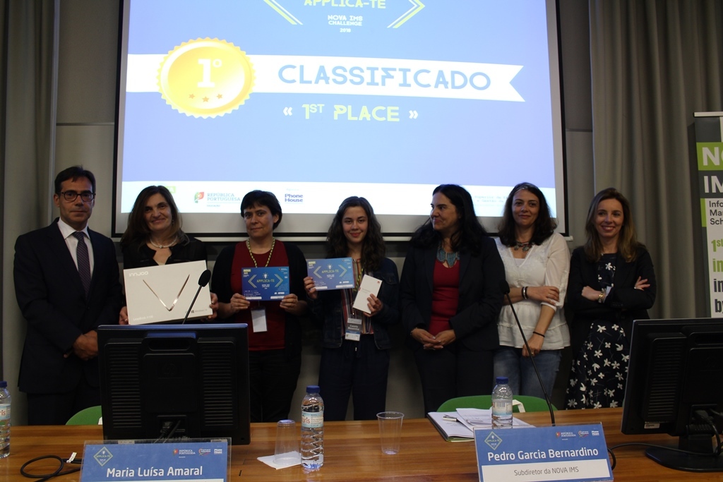 Aluna do AEPMOS alcança o 1.º lugar no Concurso de Ideias NOVA IMS Challenge -Applica-te 2018