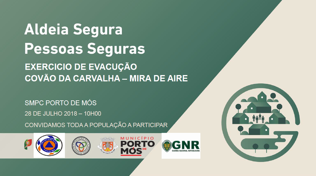 Exercício de evacuação - Covão da Carvalha - Mira de Aire