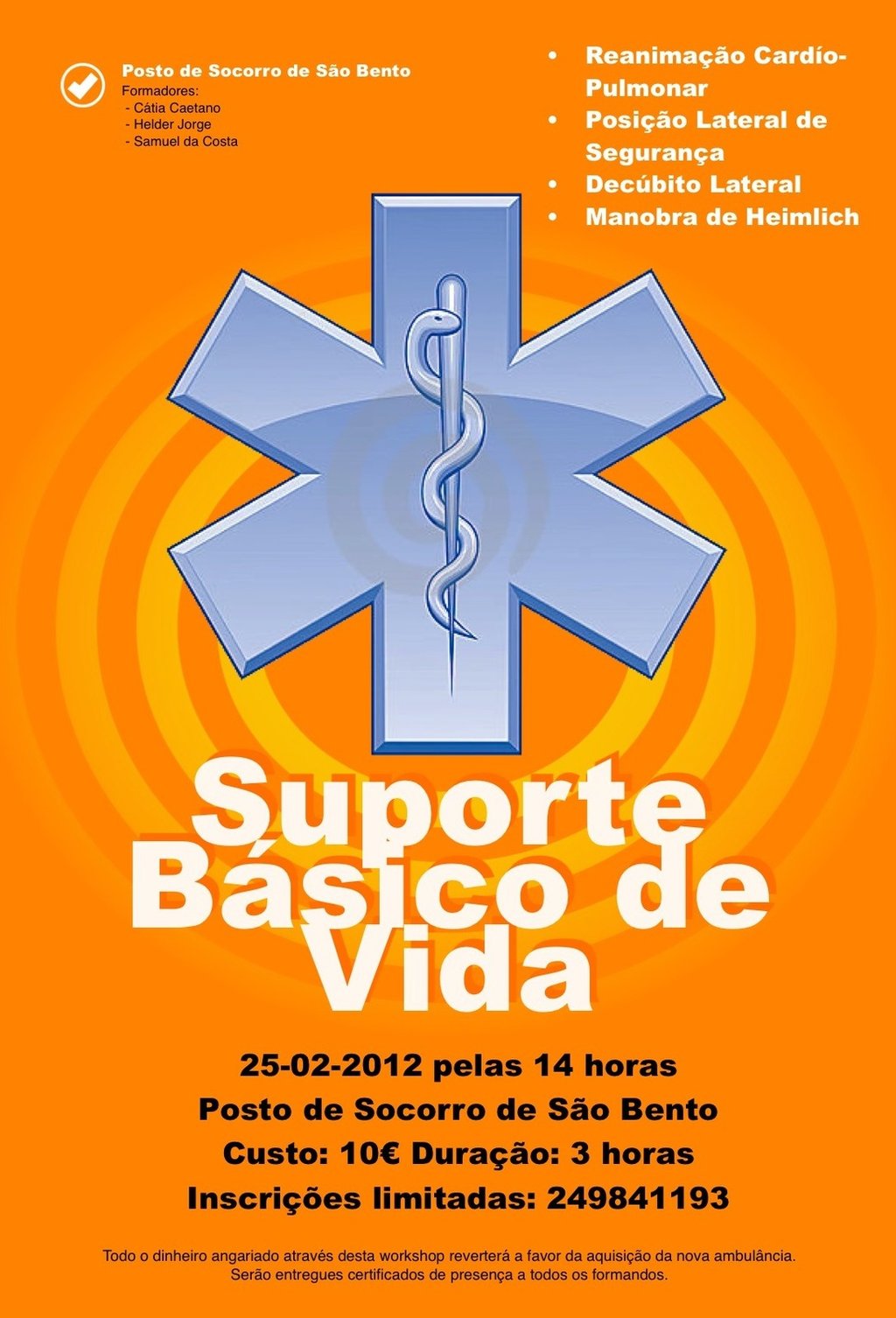 Workshop de Suporte Básico de Vida