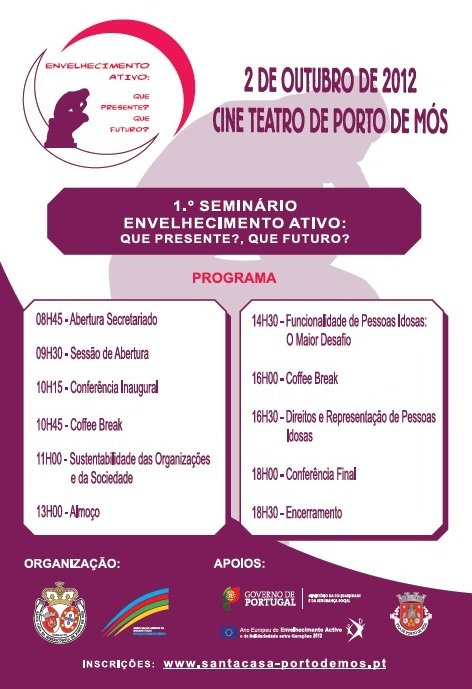 Seminário "Envelhecimento Ativo - que presente, que futuro?"