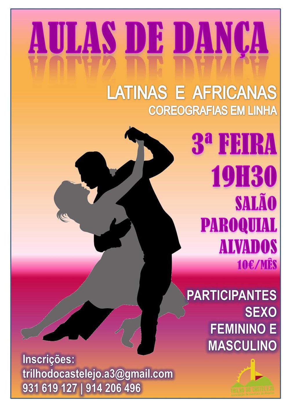 Aulas de Danças Latinas e Africanas