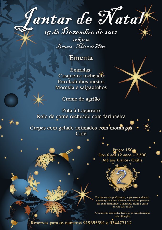 Jantar de Natal Quarentões
