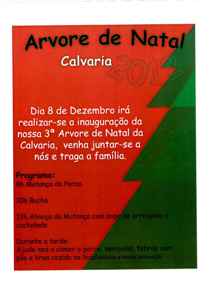 Árvore de Natal Calvaria de Cima