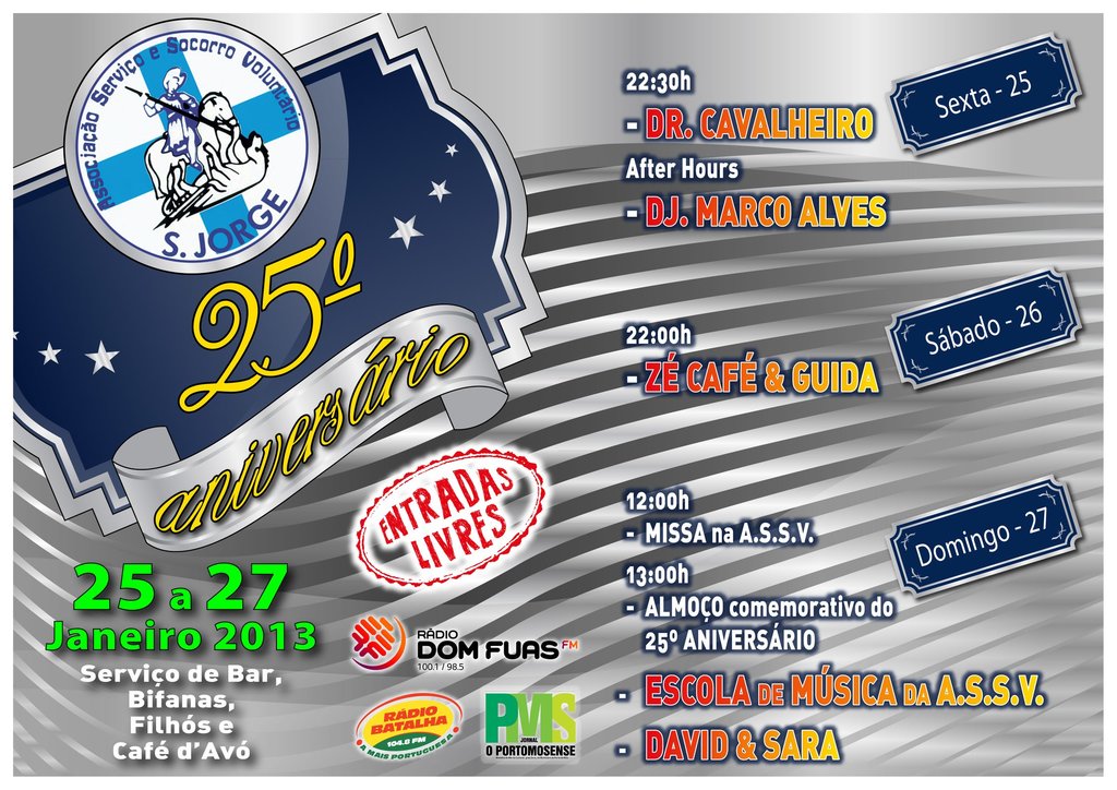 25º Aniversário da ASSV de S. Jorge