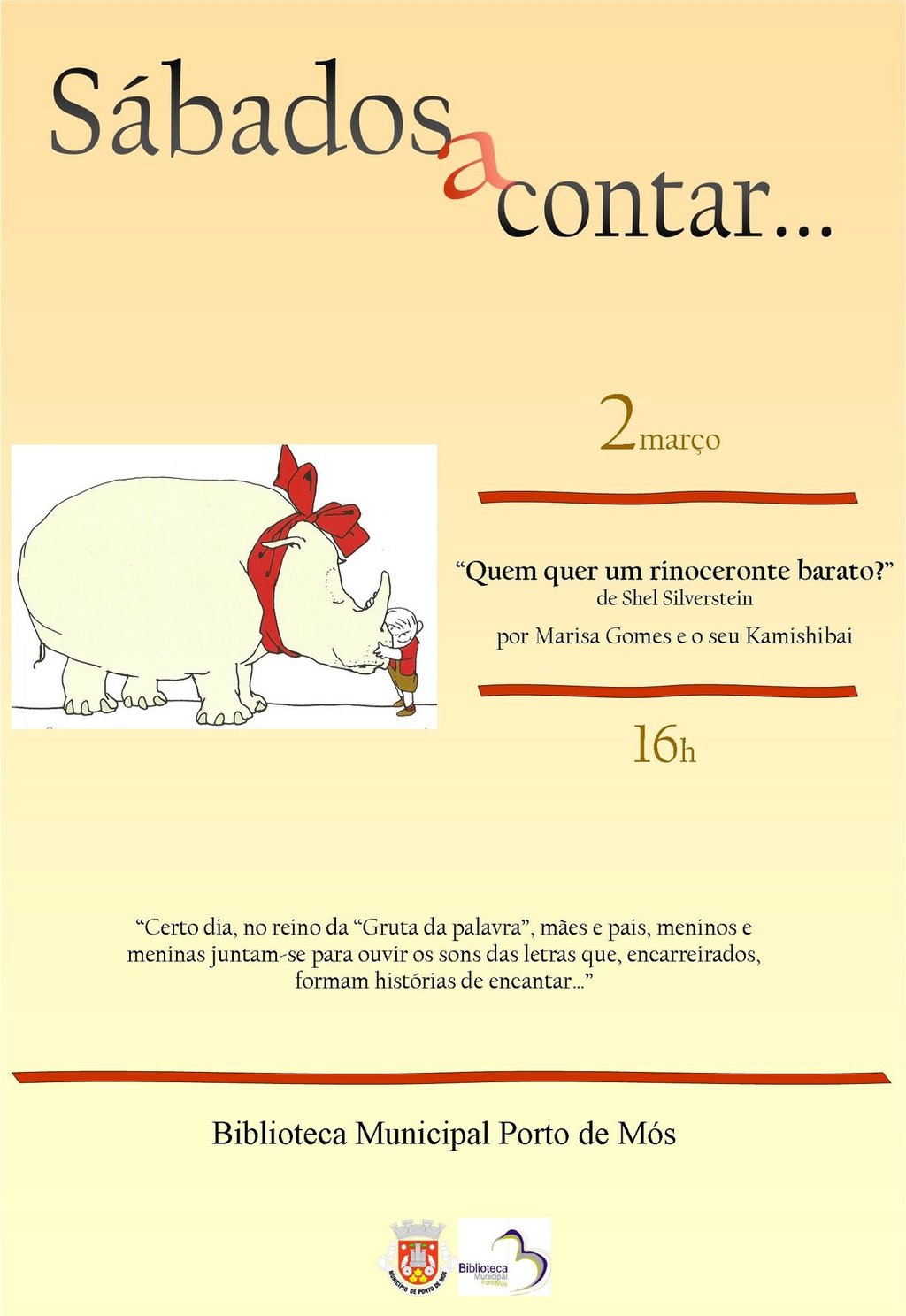 Sábados a Contar "Quem quer um rinoceronte barato?"
