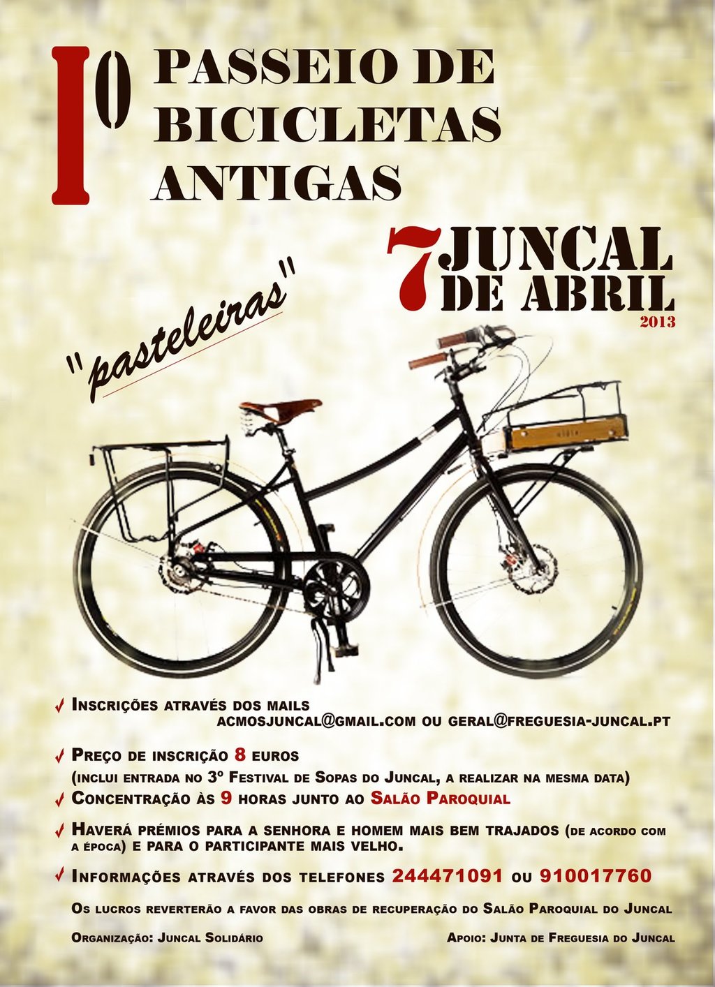 1º Passeio de Bicicletas Antigas 