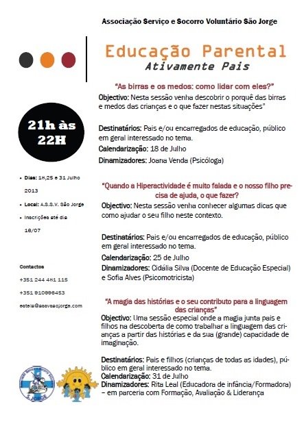EDUCAÇÃO PARENTAL - ATIVAMENTE PAIS