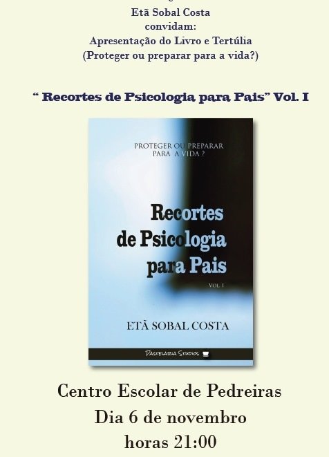 Apresentação do livro "Recortes de psicologia para Pais"