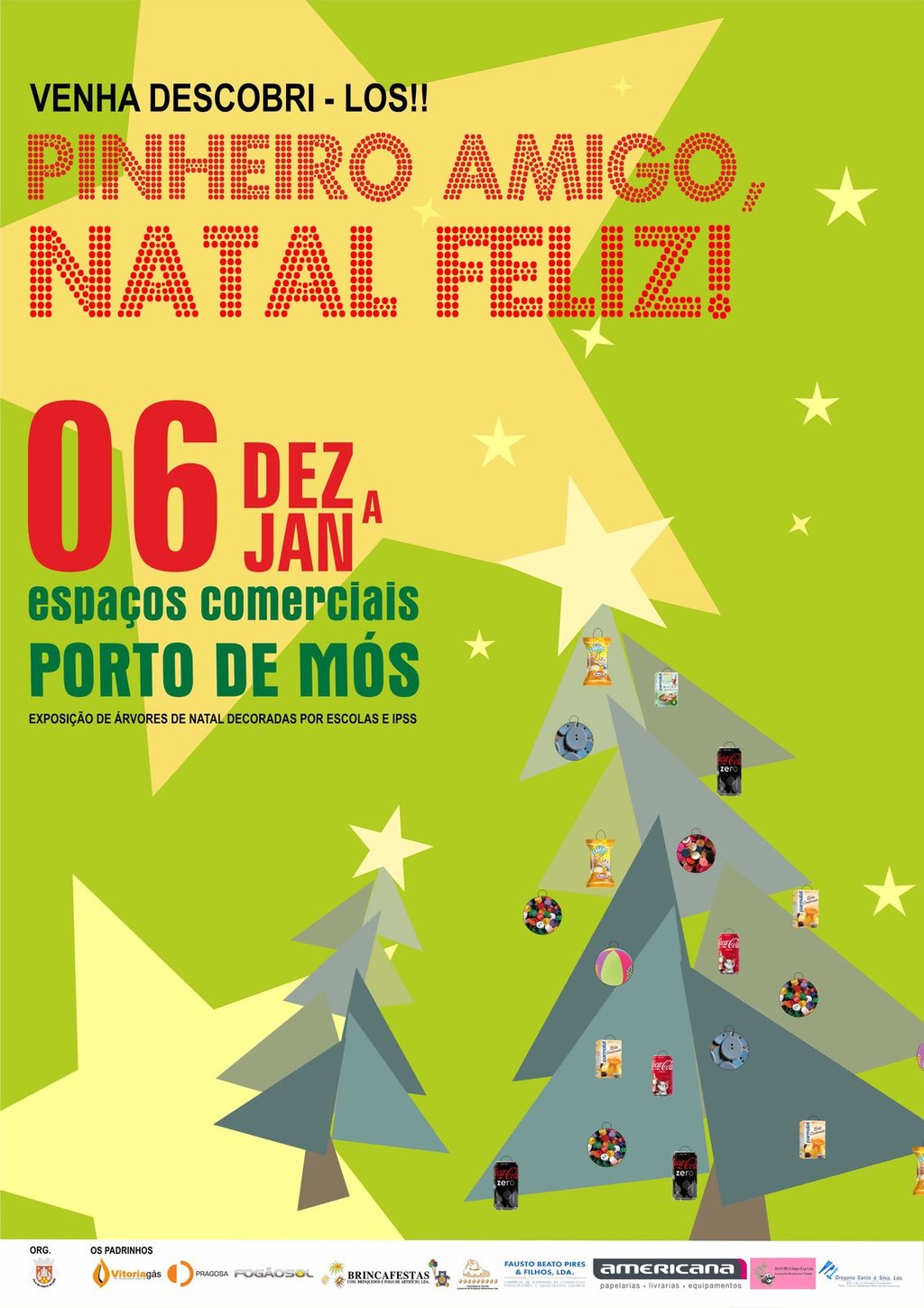 Pinheiro Amigo Natal Feliz