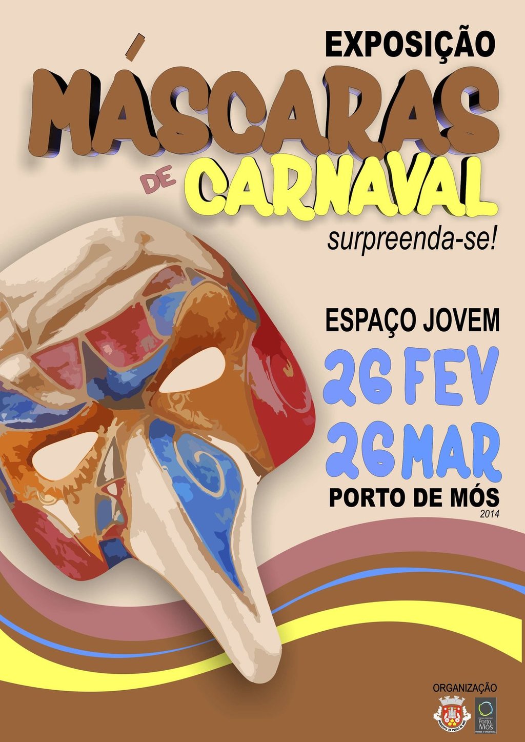 Exposição Máscaras de Carnaval