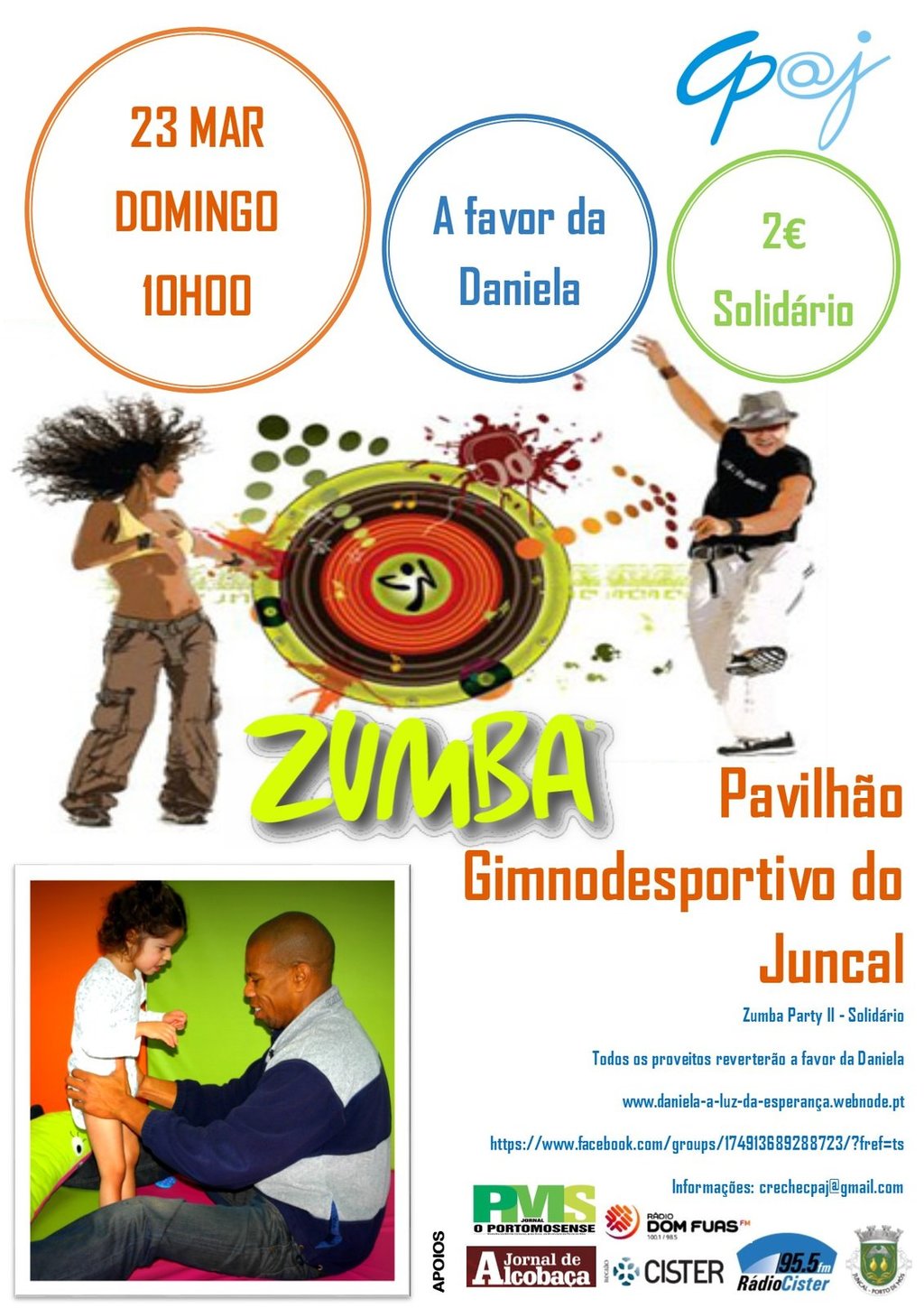 Aula de Zumba a favor da Daniela