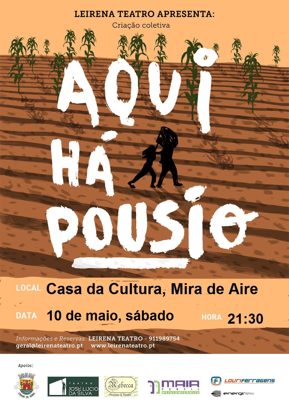 Peça de teatro "Aqui há pousio"