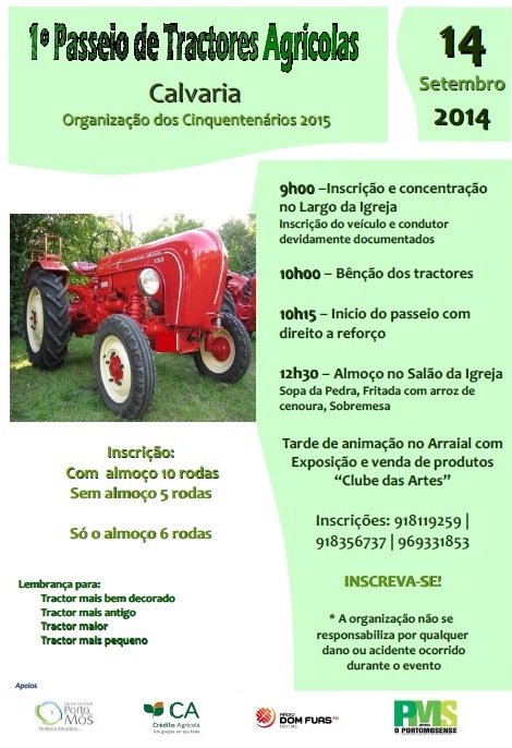 1º Passeio de Tratores Agrícolas