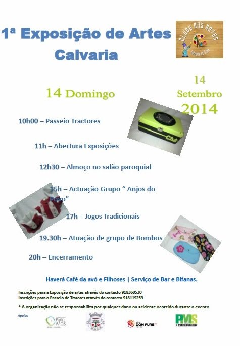 1º Exposição de artes da Calvaria