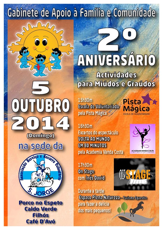 2º Aniversario Associação Serviço Socorro Voluntário de S. Jorge