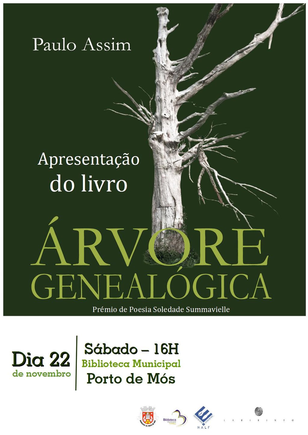 Apresentação do Livro "Árvore Genealógica" de Paulo Assim