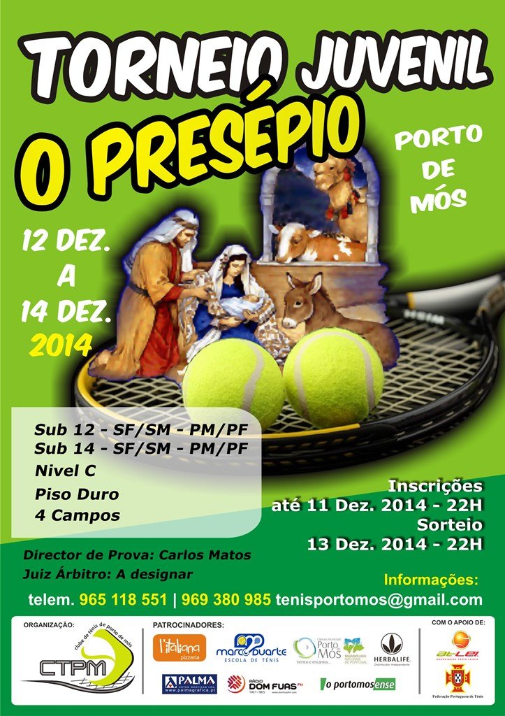 Torneio de Ténis Juvenil "O Presépio"