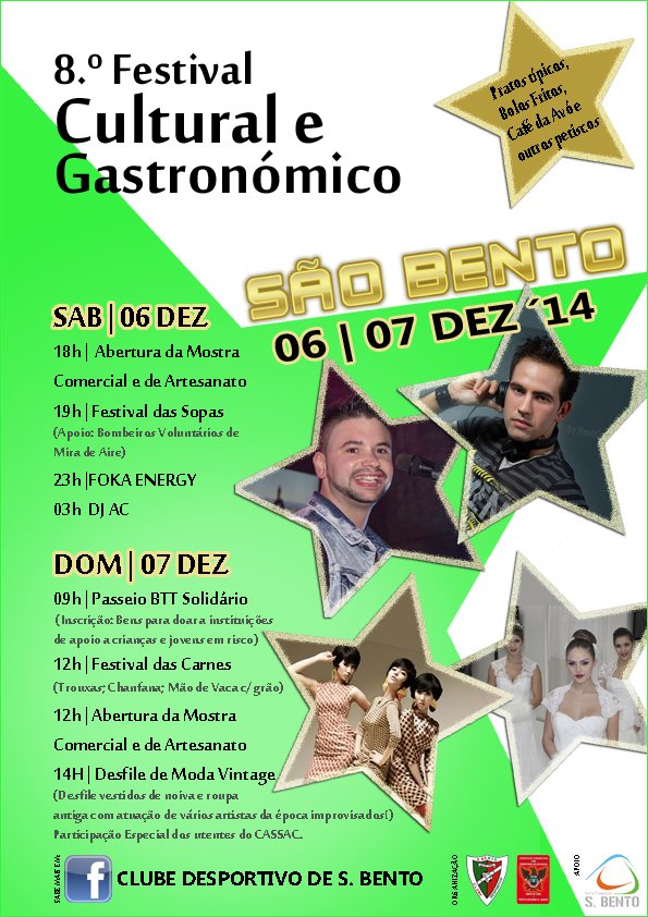 8º Festival Cultural e Gastronomico de S. Bento