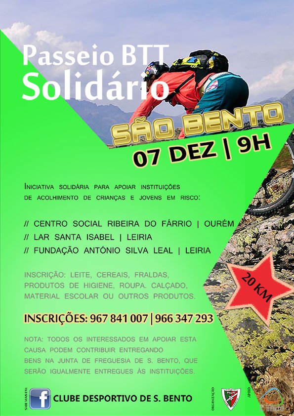 Passeio BTT Solidário