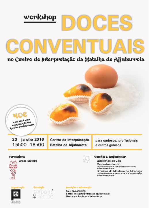 Workshop de doces conventuais