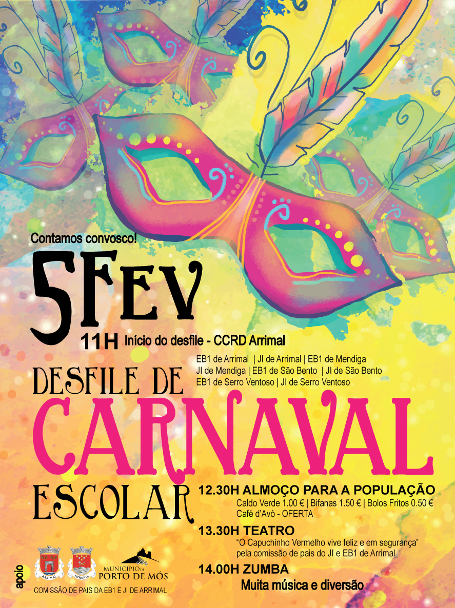 desfile de carnaval escolar