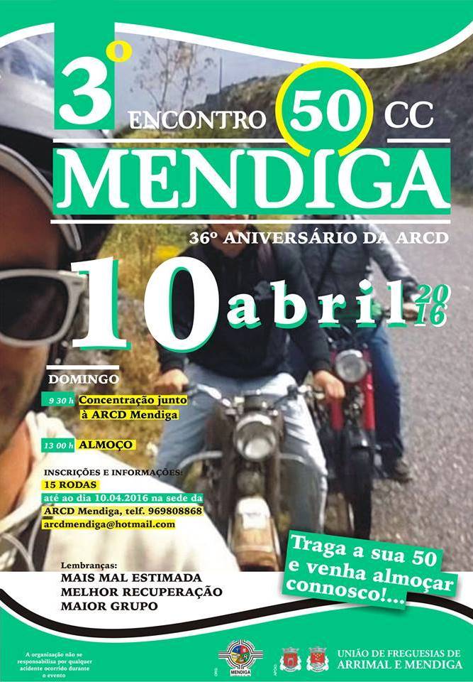3º Encontro 50 CC Mendiga