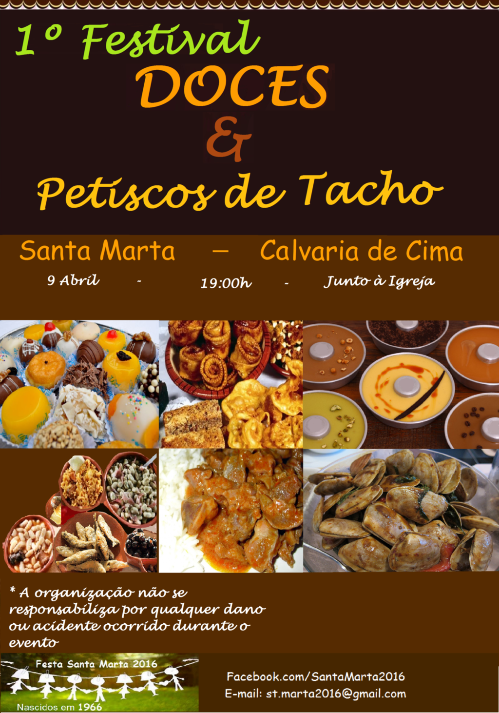 1º Festival de Doces e Petiscos no Tacho