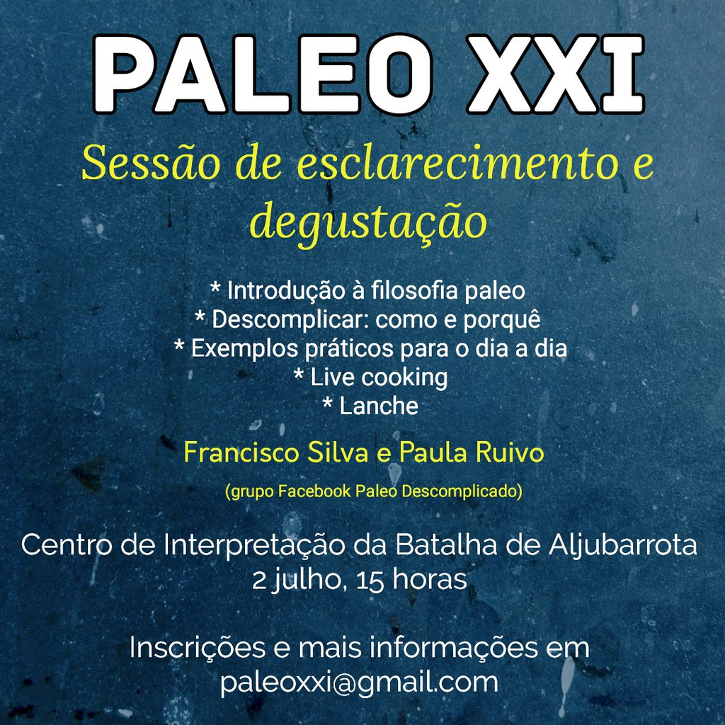 Sessão de Esclarecimento Paleo XXI