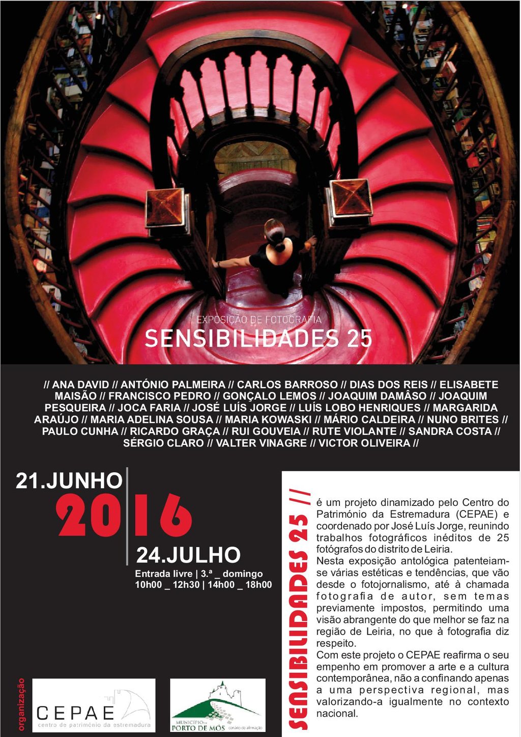 Exposição fotográfica "Sensibilidades 25"