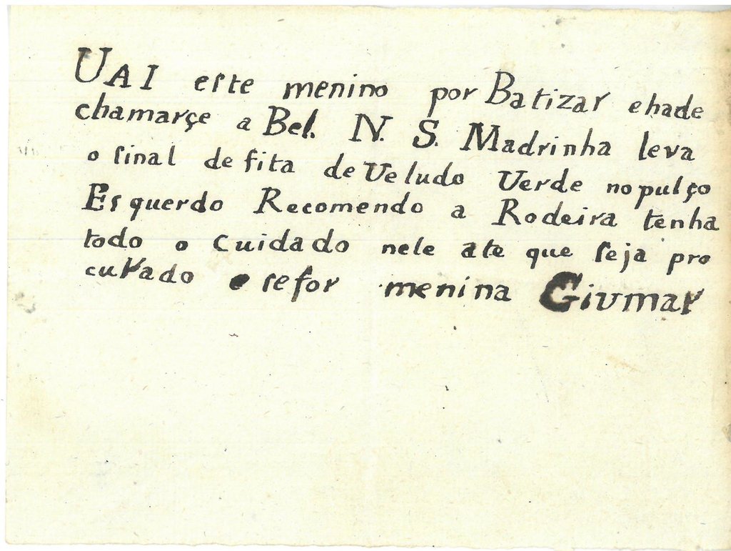 Documento do mês de julho