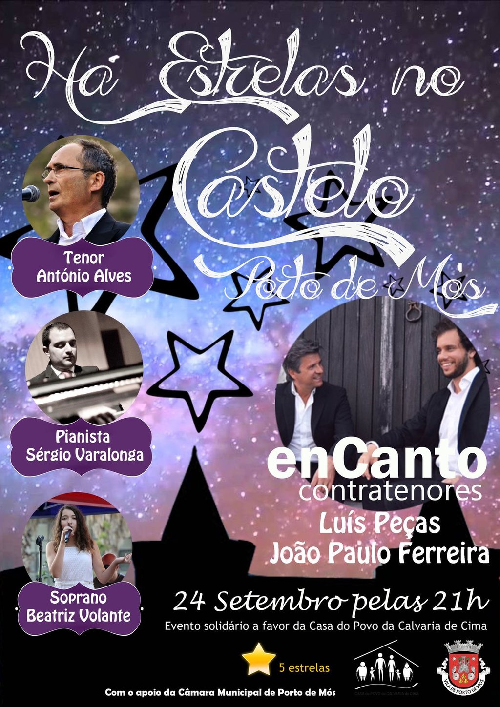 Concerto solidário Há Estrelas no Castelo