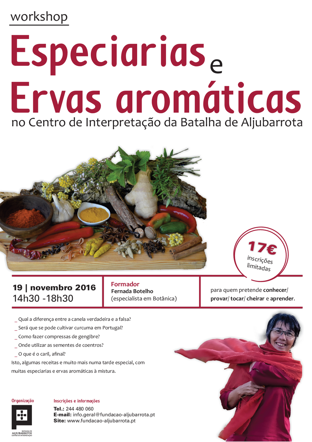 Workshop Especiarias e Ervas Aromáticas