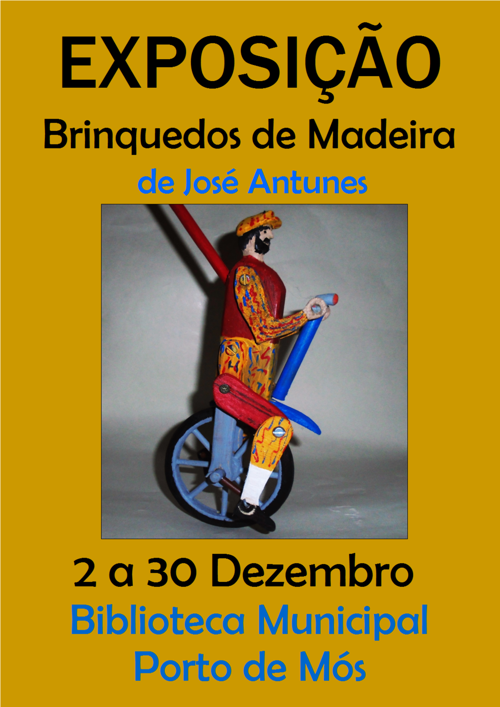 Exposição de Brinquedos de Madeira