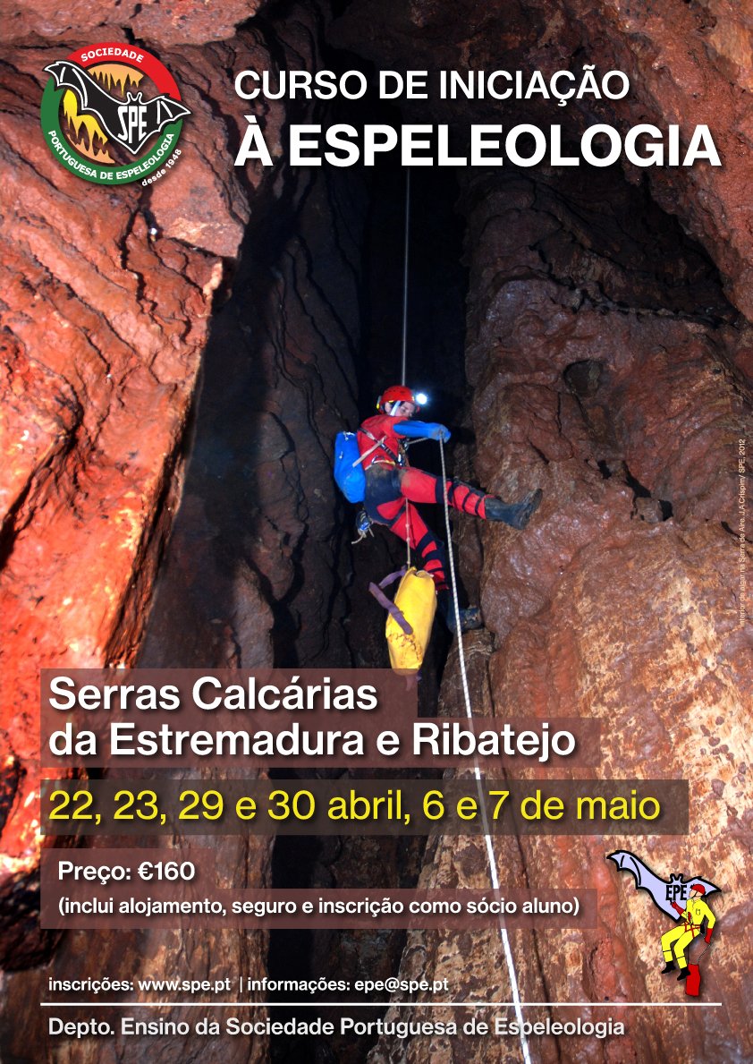 Curso de iniciação à espeleologia