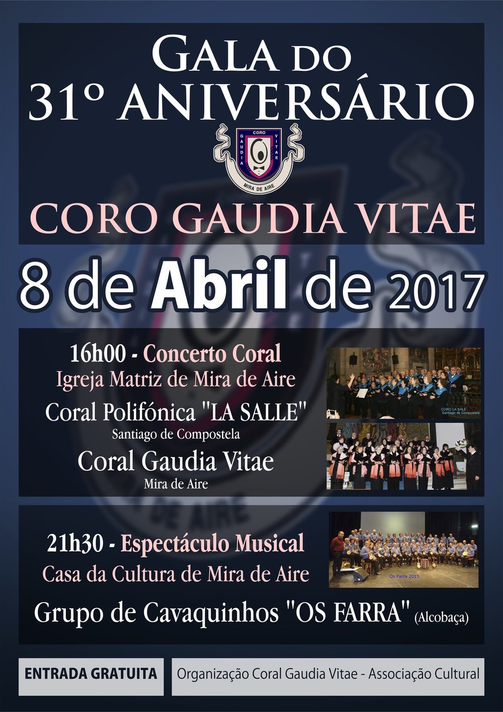Gala do 31º Aniversário do Coro Gaudia Vitae