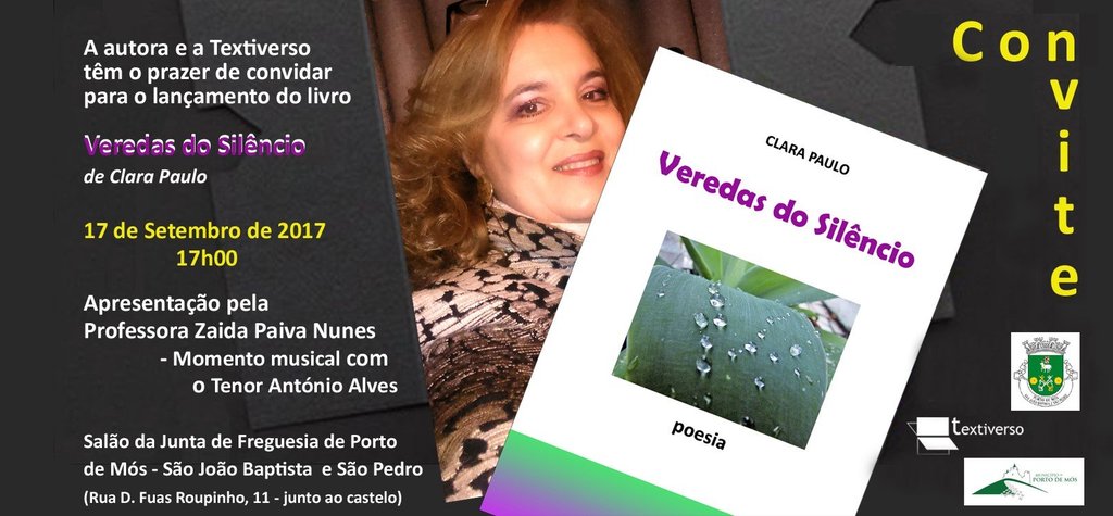 Apresentação do livro "As veredas do silêncio"