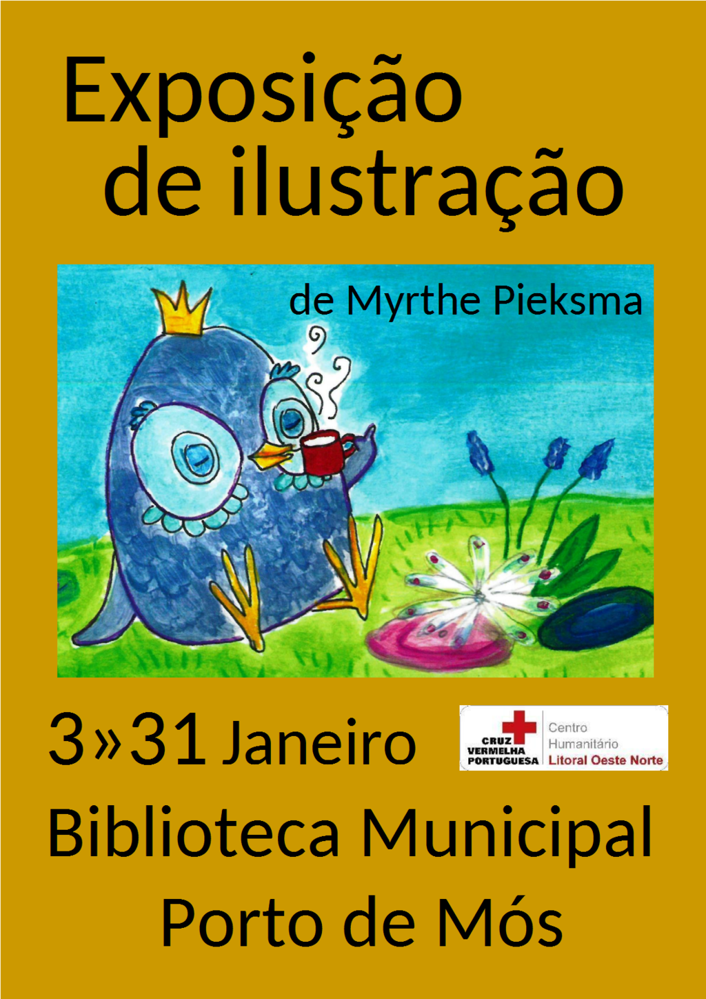 Exposição de ilustração de Myrthe Pieksma