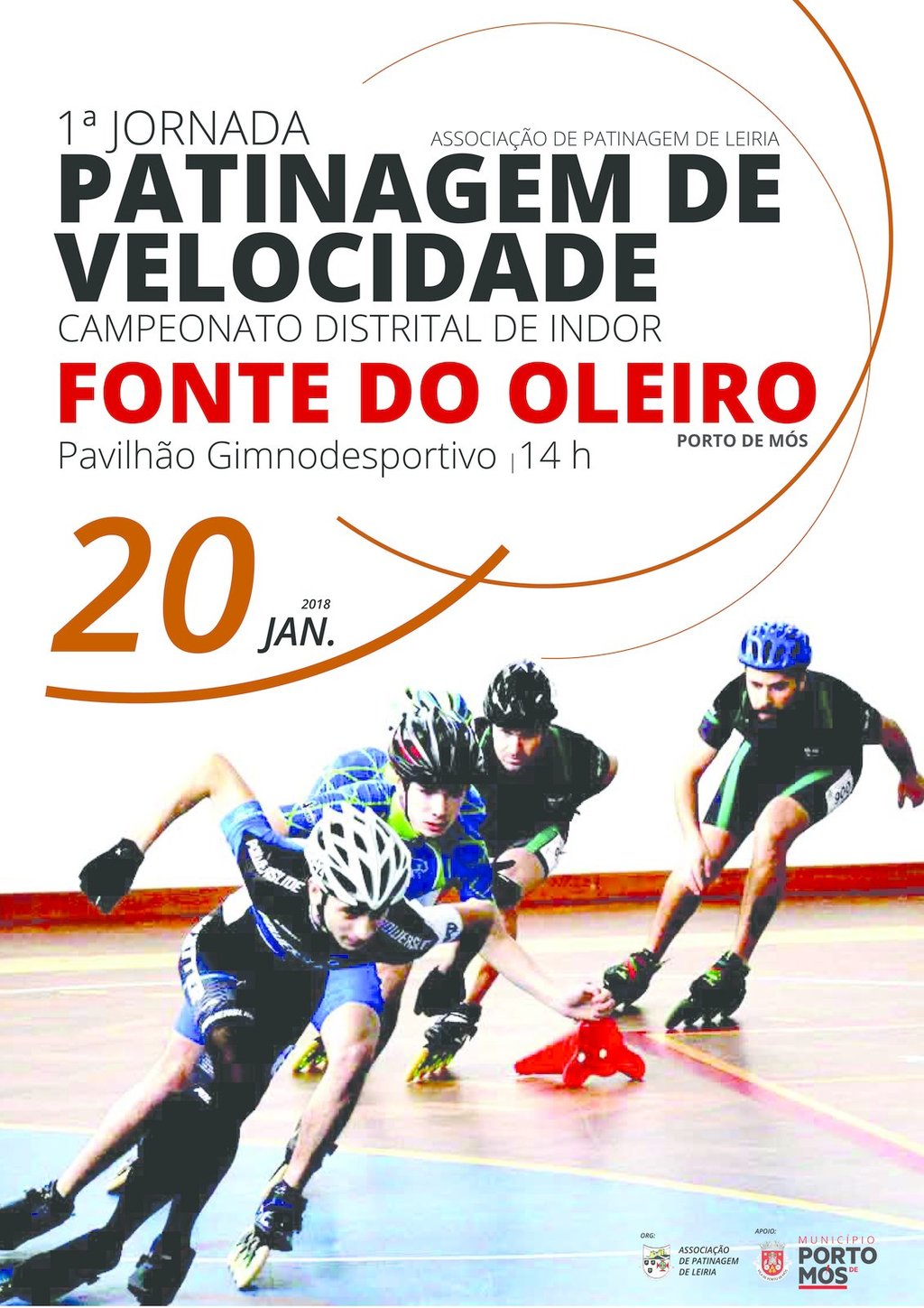 1ª Jornada de Patinagem de Velocidade – Campeonato Distrital de Indoor