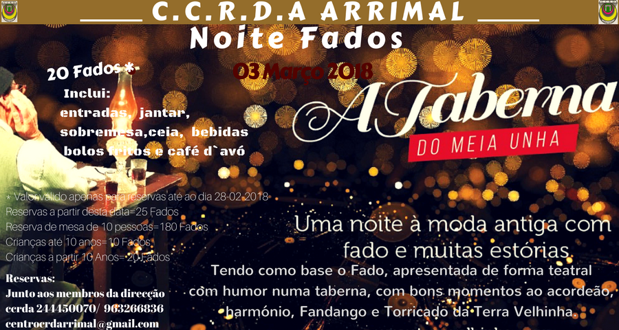 Noite de Fados com "Taberna da meia unha"