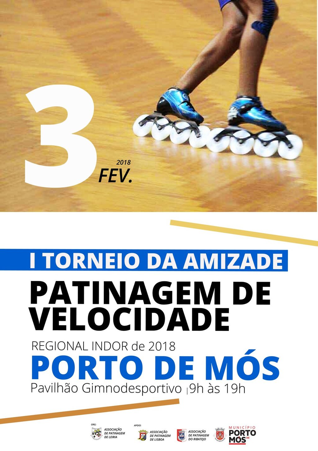 1º Torneio da Amizade – Patinagem de Velocidade Regional Indoor 2018