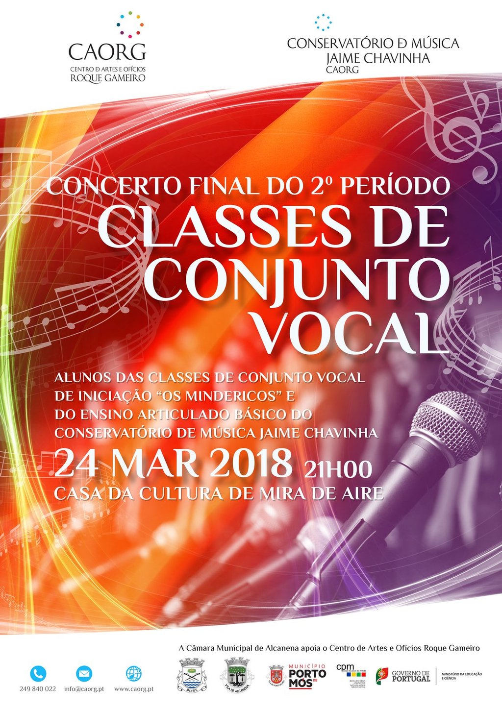 Classes de Conjunto Vocal