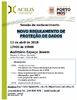 Sessão de esclarecimento Novo Regulamento proteção de dados