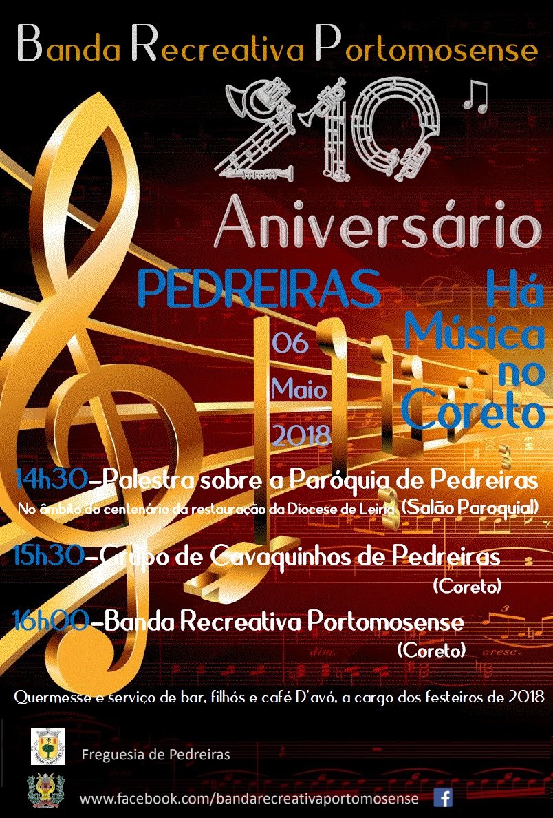 210º Aniversário da banda Recreativa Portomosense