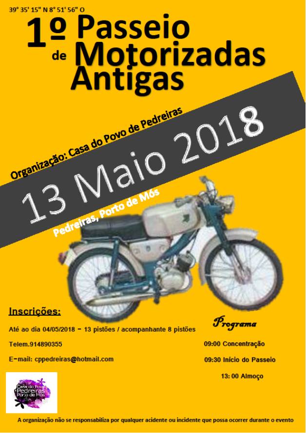 1º Passeio de Motorizadas Antigas