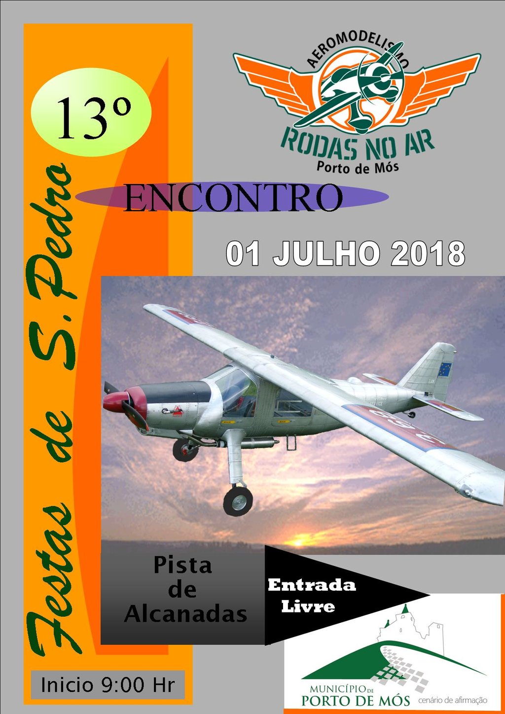 Encontro de aeromodelismo