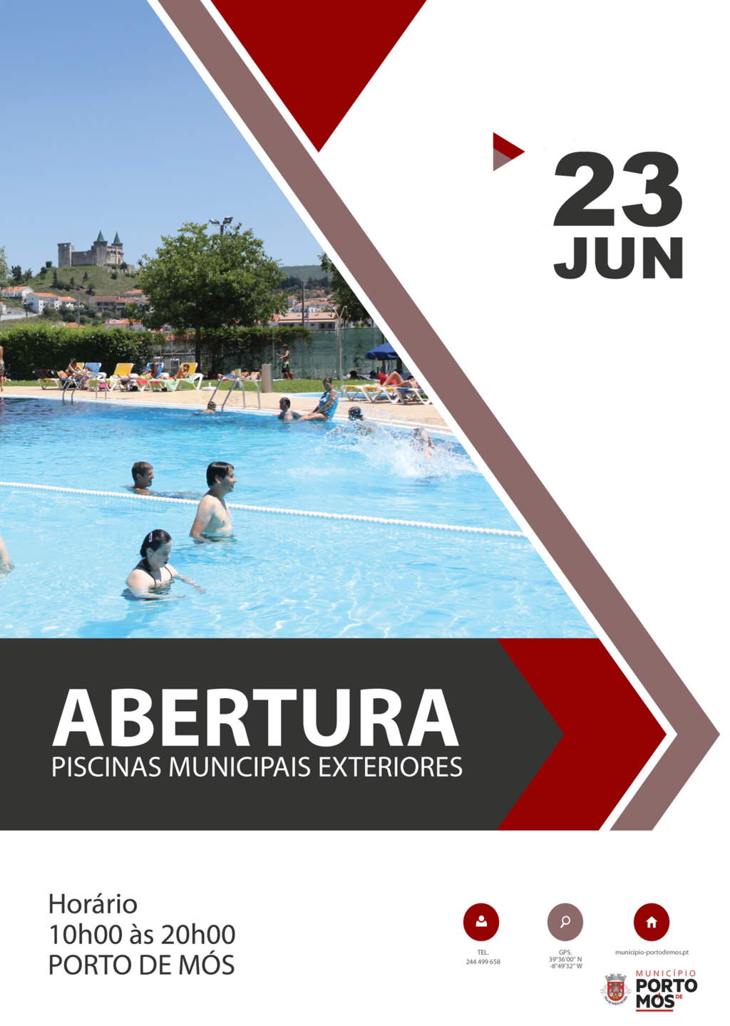 Abertura das Piscinas Exteriores