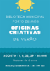 Oficinas criativas de verão