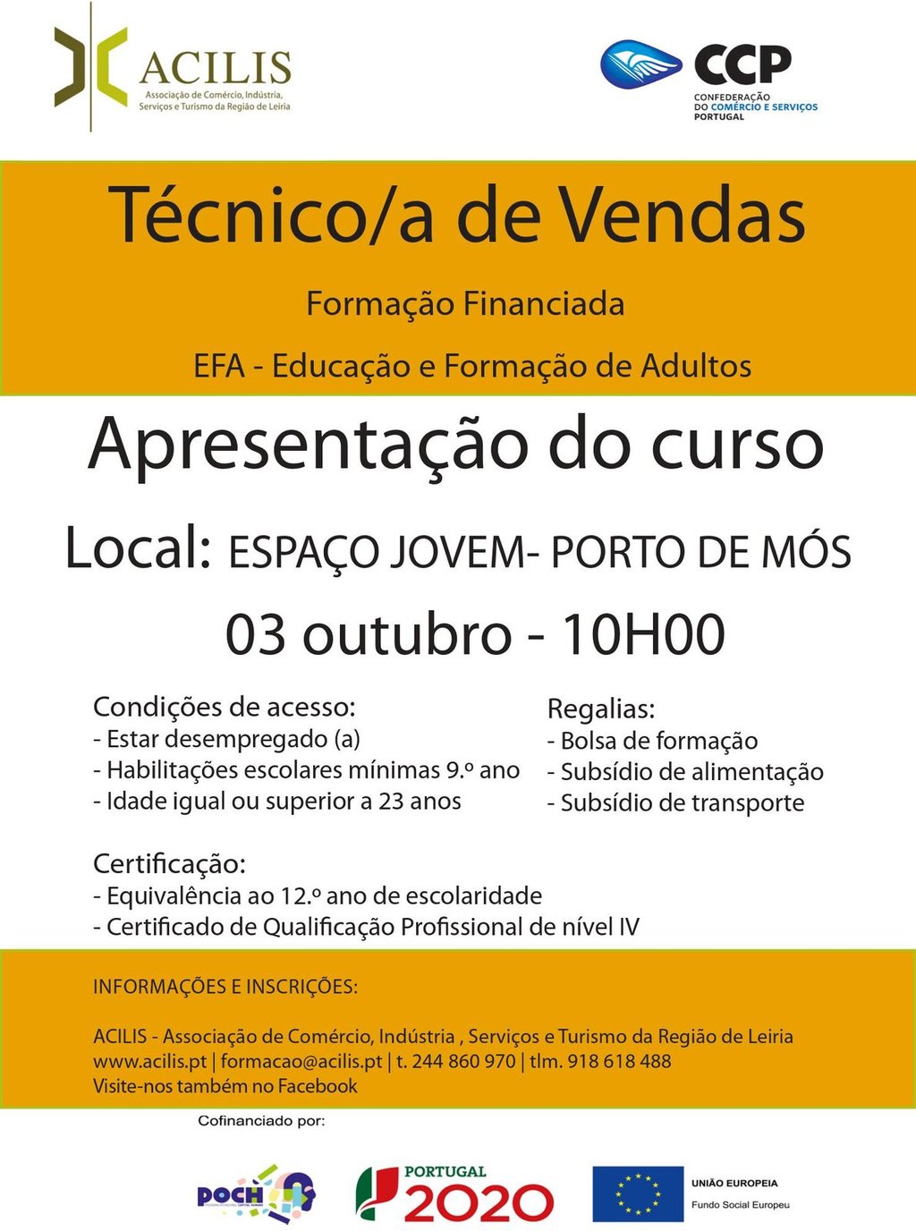 Curso de técnico de vendas - formação financiada