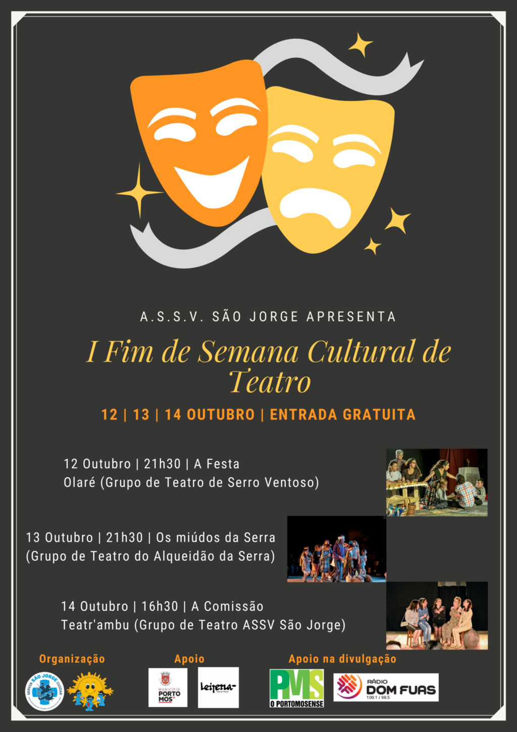 1º Fim de Semana Cultural de Teatro